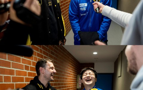 樊振东穿蓝球衣进多特蒙德更衣室创纪录|可爱_新浪体育_新浪新闻